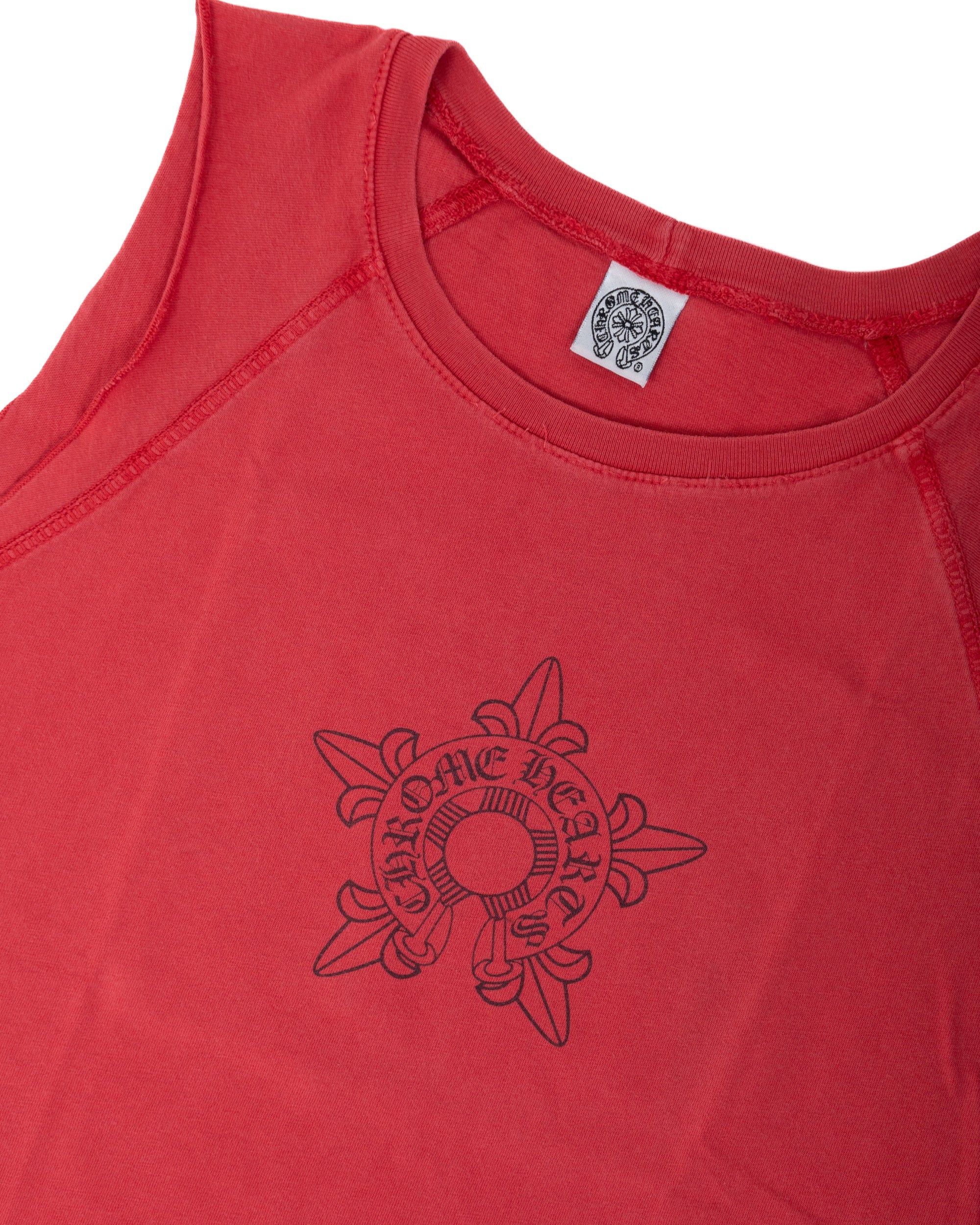 Chrome Hearts Star Logo Tank Top 90’ Red