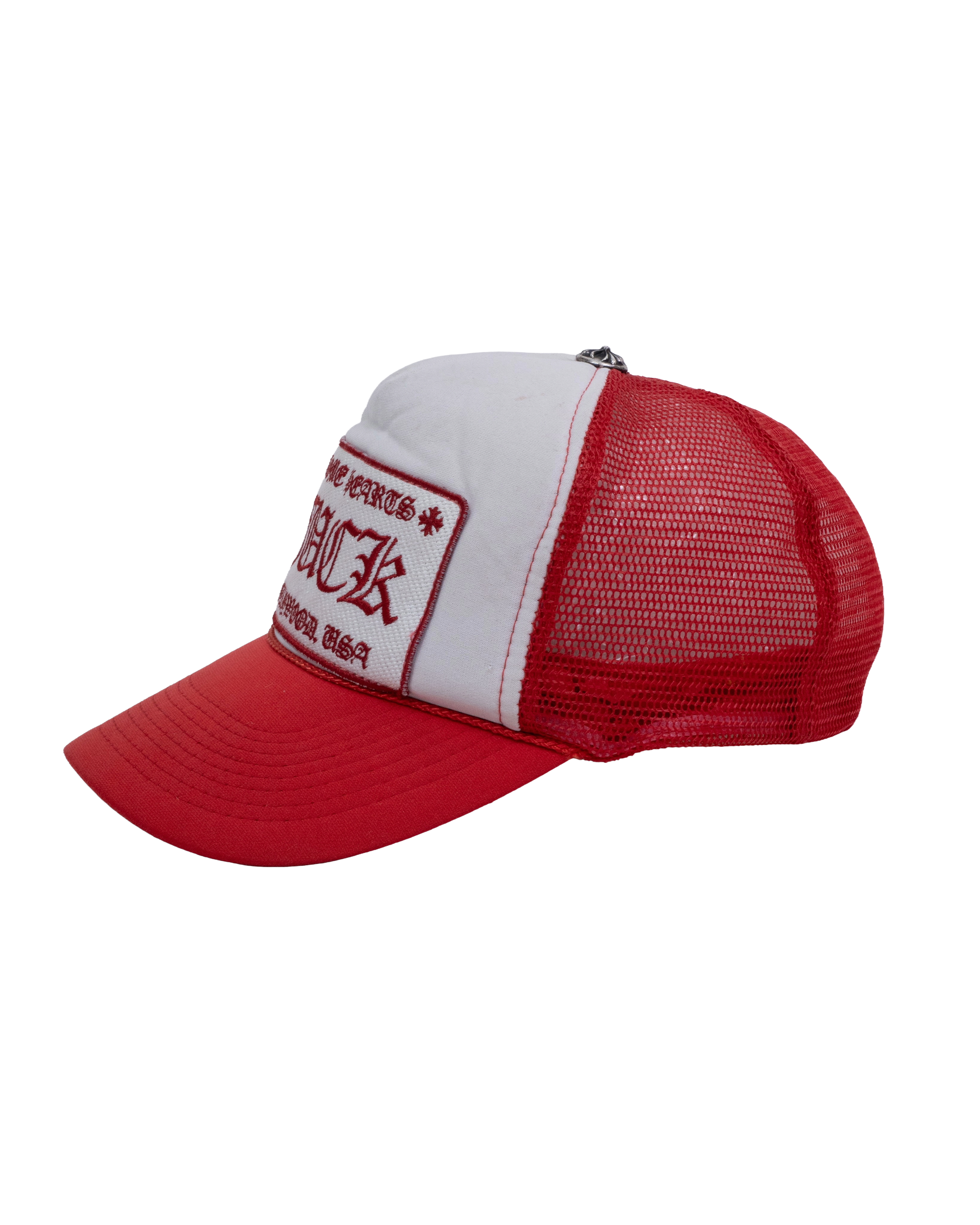 Chrome Hearts Red "F*ck" Trucker Cap Vintage