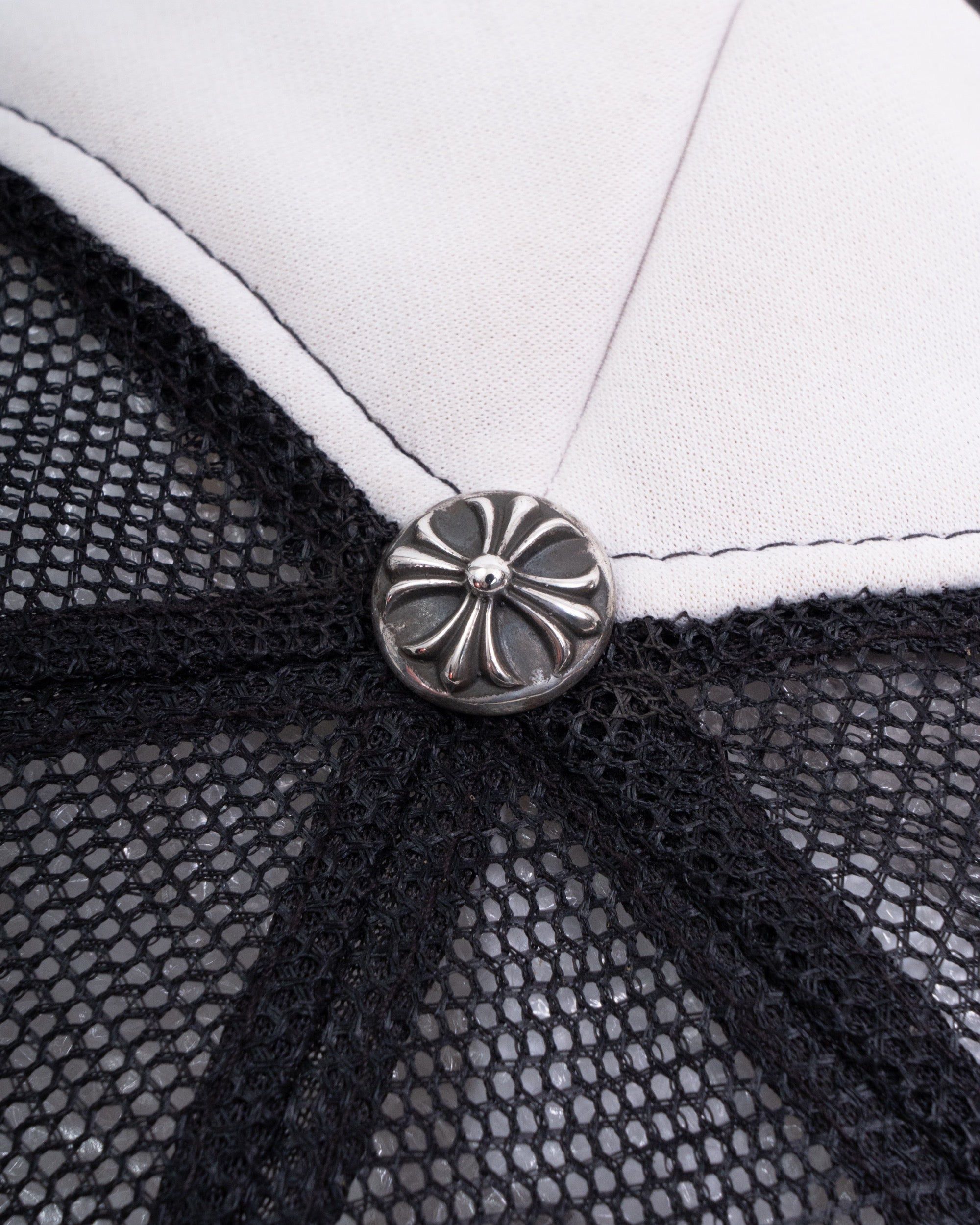 Chrome Hearts Black "CH" Trucker Cap Vintage