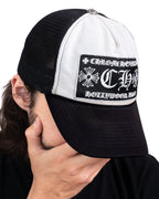 Chrome Hearts Black "CH" Trucker Cap Vintage