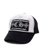 Chrome Hearts Black "CH" Trucker Cap Vintage