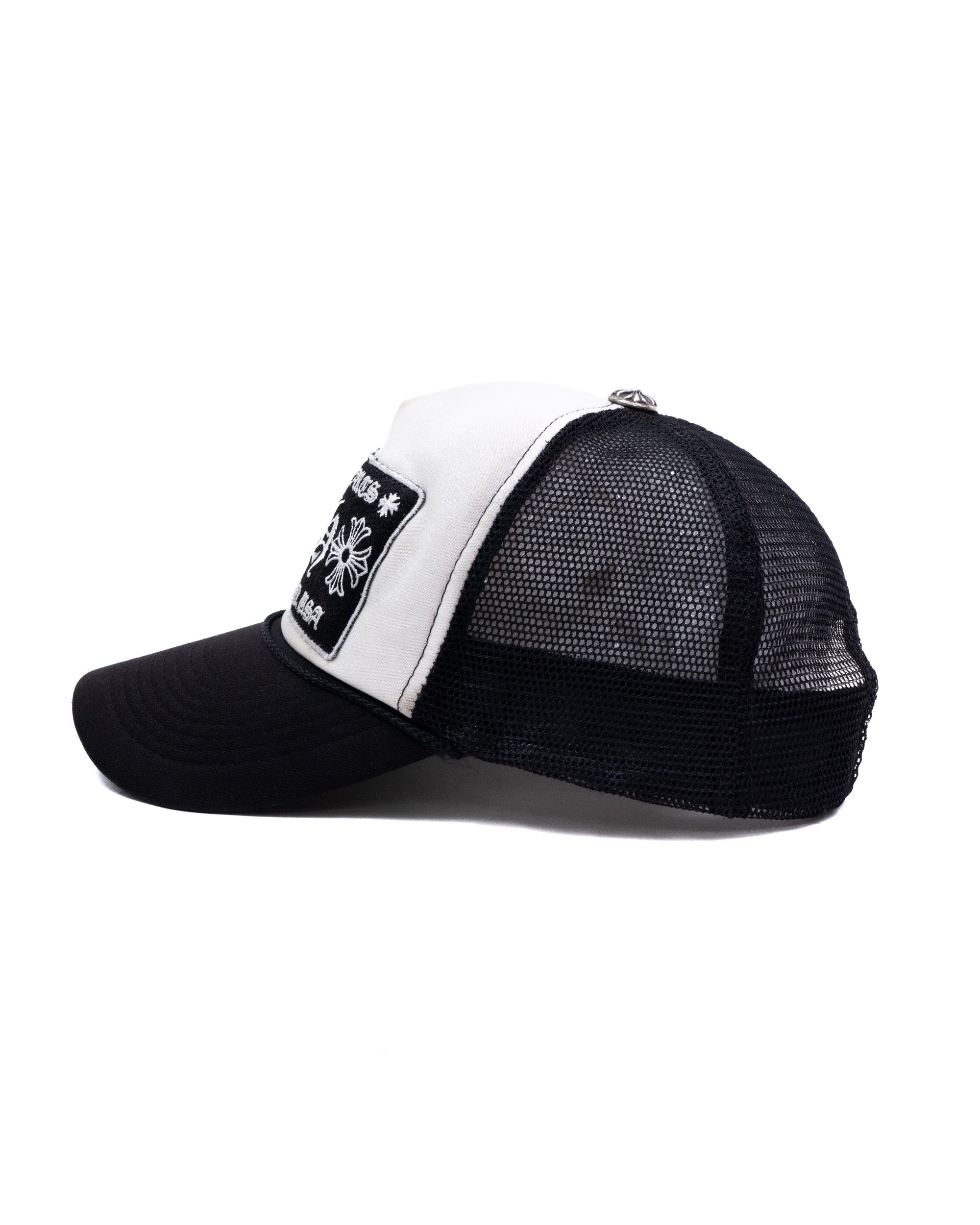 Chrome Hearts Black "CH" Trucker Cap Vintage