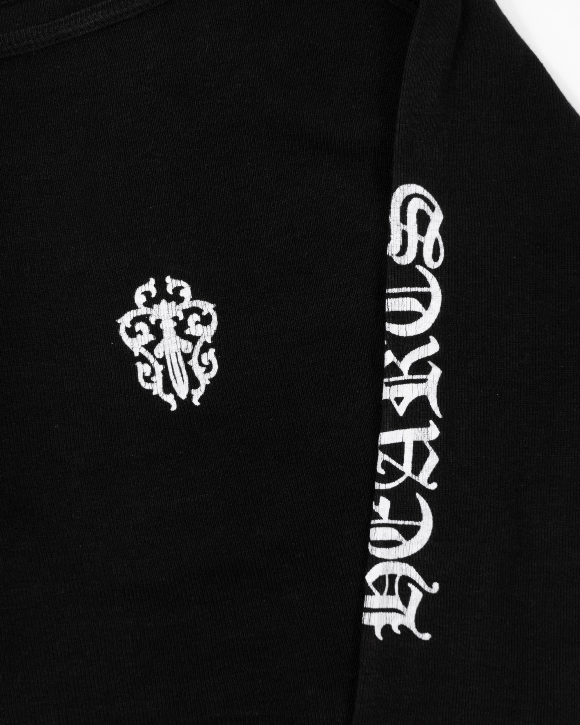 Chrome Hearts Dagger Logo Croptop 90’s Black