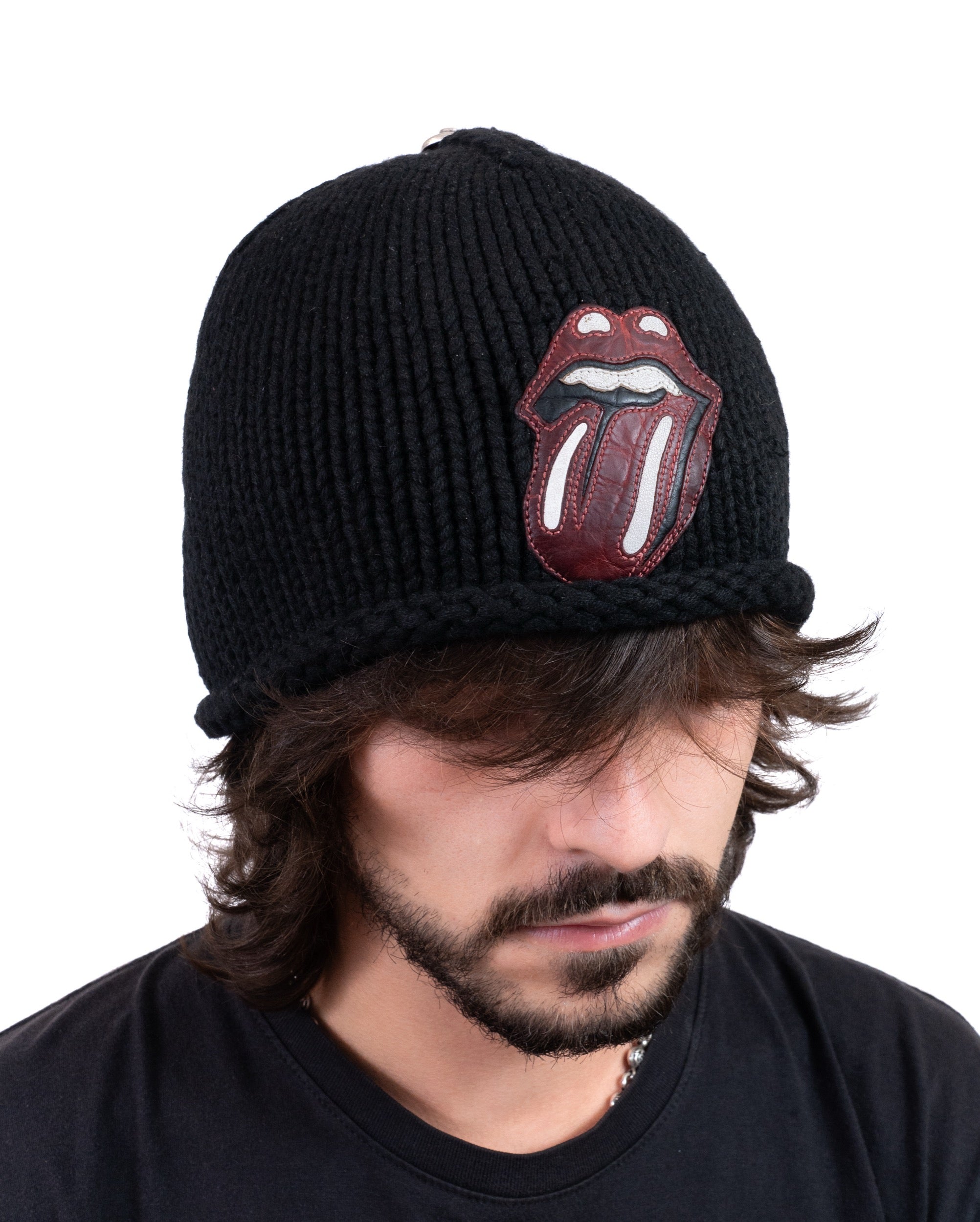 Chrome Hearts Rolling Stones Cashmere Beanie Vintage