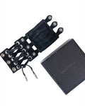 Chrome Hearts Black Suede Lace-Up Cuff